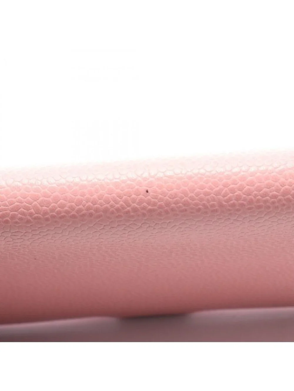 Chanel Bifold Wallet CC Logo Pink Caviar Leather CC Kiss Lock